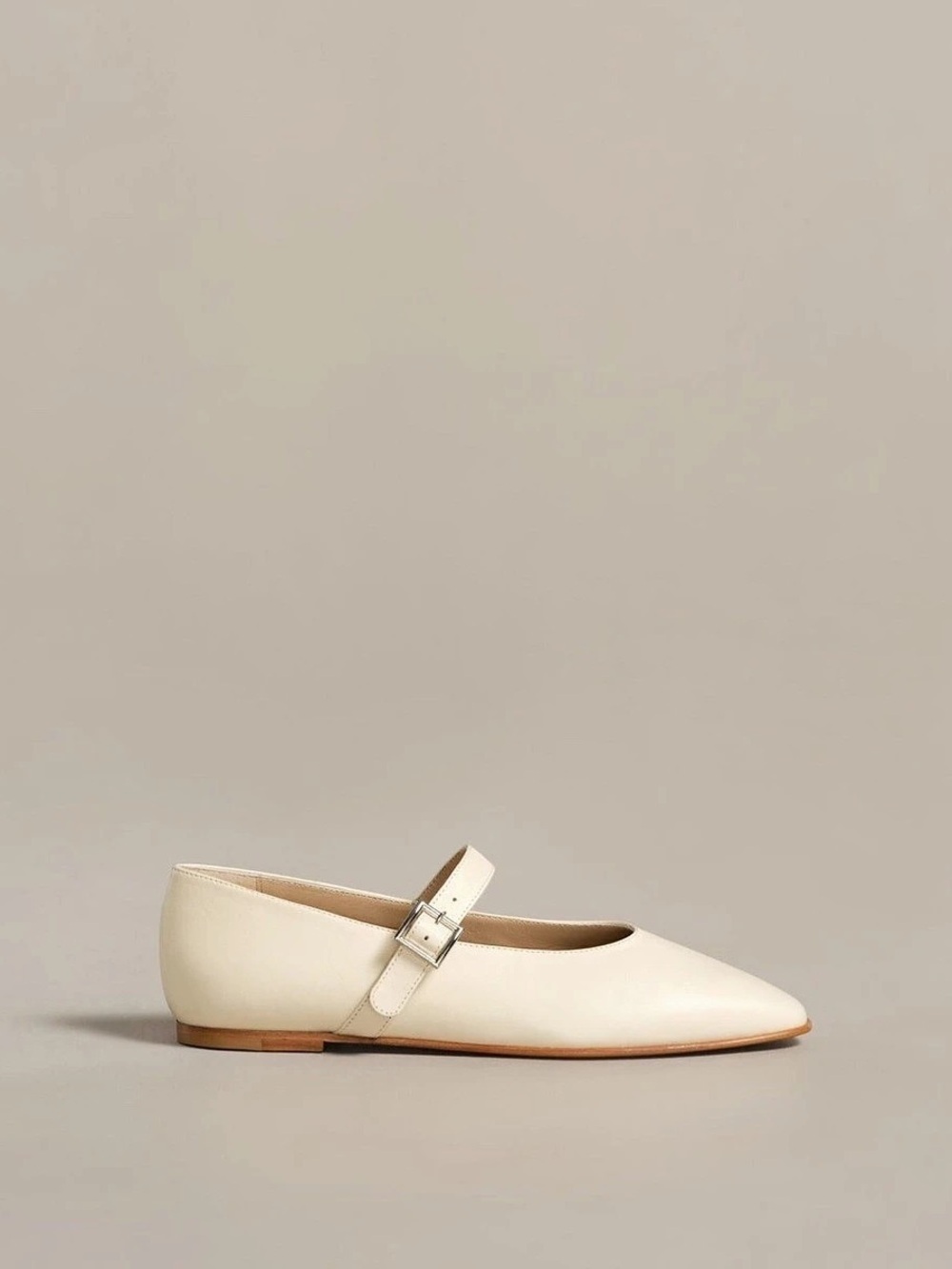 NWT Jenni Kayne Lana Flat Mary Jane Flats Cream EU 39